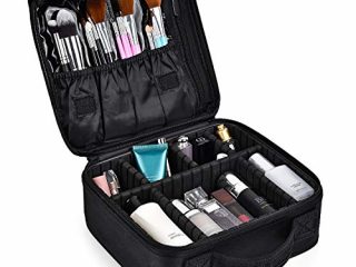 Kit de Maquillaje Neceser Make Up Bolso de Cosméticos Portable Organizador Maletín para Maquillaje Maleta de Makeup Profesional con Divisiones Extraíbles