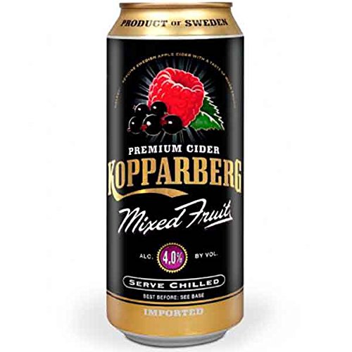 Kopparberg Sidra Mixed Fruit - 12 Paquetes de 500 ml - Total: 6000 ml