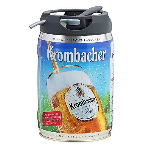 Krombacher Pils barriles frescas, 5 litros de 4,8% vol