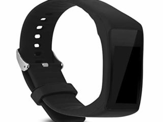 kwmobile Pulsera Compatible con Polar A360 / A370 - Correa para Reloj Inteligente Silicona TPU Negro