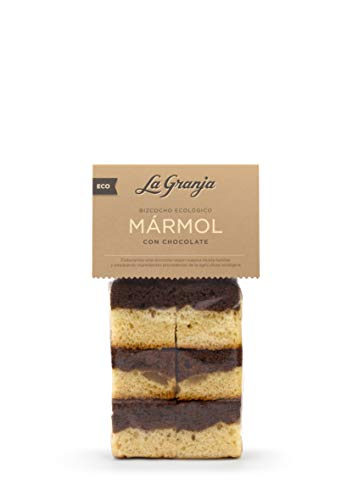 LA Granja Bizcocho Marmol Chocolate 300 G, Sin Potenciadores Del Sabor, 6 Unidad