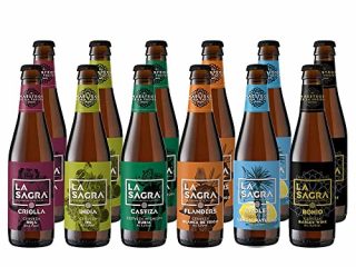 La Sagra Pack Cerveza Artesanal 6 Estilos, Botella, 12 x 330ml