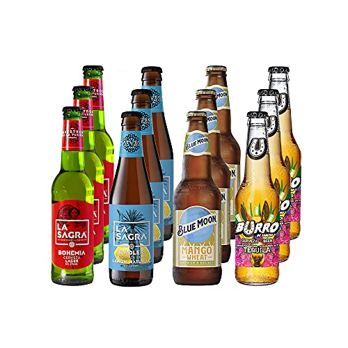 La Sagra Pack Degustación de Cervezas Artesanal Edición Verano - 12 botellas x 330 ml - Total: 3960 ml