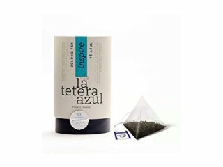 LA TETERA AZUL Té Azul Oolong Premium. Auténtico Y Más Apreciado Té Oolong. Bote De 20 Pirámides.