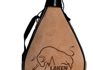 Laken Bolsa de Bota, Cantimplora de Piel con Forma Recta 1L