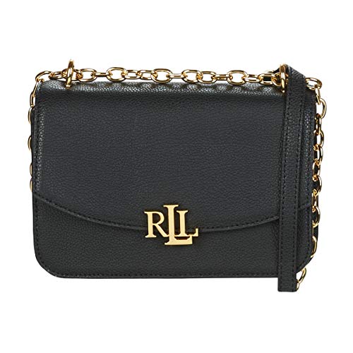Lauren Ralph Lauren Elmswood Madison Crossbody Medium Messenger/Shoulder Bags Mujeres Negro - Talla única - Bolso de hombro