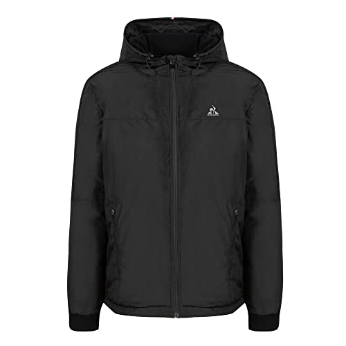 Le Coq Sportif Chaqueta Tech Doudoune No 2 M para Hombre, Black, S