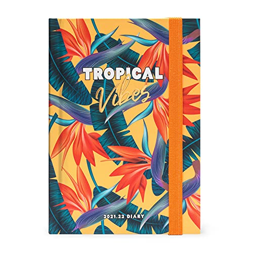 Legami - Agenda Diaria Fotográfica 16 meses 2021/2022, Small, Tropical Vibes, 9,5 X 13,5 cm, AG2216028
