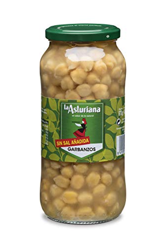 LEGUMBRES LA ASTURIANA - La Asturiana Garbanzo Cocido Sin Sal Frasco 400 Gr