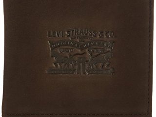 LEVIS FOOTWEAR AND ACCESSORIES Vintage Two Horse Bifold, Monedero Unisex Adulto, Marrón (Dark Brown), 2x10x11 cm (W x H x L)