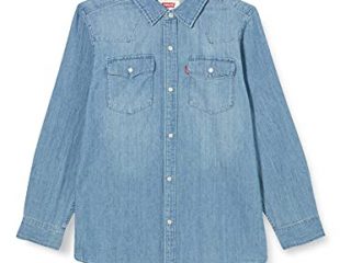 Levi's Kids LVB BARSTOW WESTERN SHIRT 6866 blusa Vintage Stone para Niños