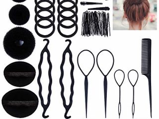 Lictin Accesorios de Peinado Kit Set para Mujeres; Set de Diseño de Cabello