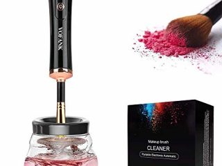 Limpiador de pinceles de maquillaje, Limpiador y secador de centrifugado eléctrico súper rápido, Pinceles de maquillaje automáticos Herramientas limpias