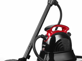 Limpiador de Vapor con Capacidad de 1100ml y Vaporeta Potencia de 1500W, 4.5 Bar, 13 Accesorios para Pisos, Alfombras y Ventanas, Tiempo Vapor Continuo 30 Mins