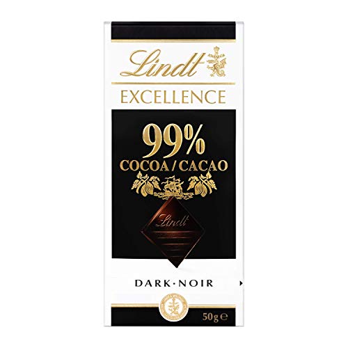Lindt Excellence Tableta Chocolate Negro, 99% Cacao, 50g