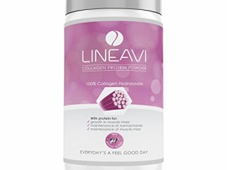 LINEAVI Colágeno Hidrolizado, proteína en polvo, 100% colágeno de vacuno, fabricado en Alemania, el colágeno refuerza el tejido conjuntivo, 410 g
