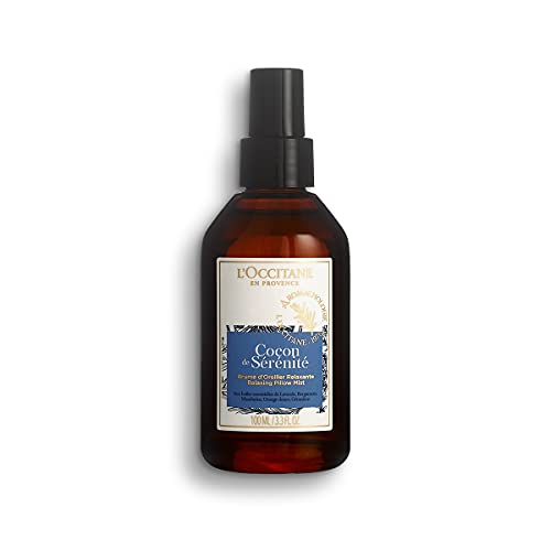 L'OCCITANE - Bruma De Almohada Relajante - Aroma Para El Hogar -Con Aceites Esenciales - Atmósfera Relajante Propicia Para El Descanso Y El Bienestar - 100 Ml
