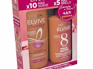 L'Oréal Paris Cofre Elvive Dream Long Magic Water + Regalo Champú Dream Long – Pack cuidado Pelo largo