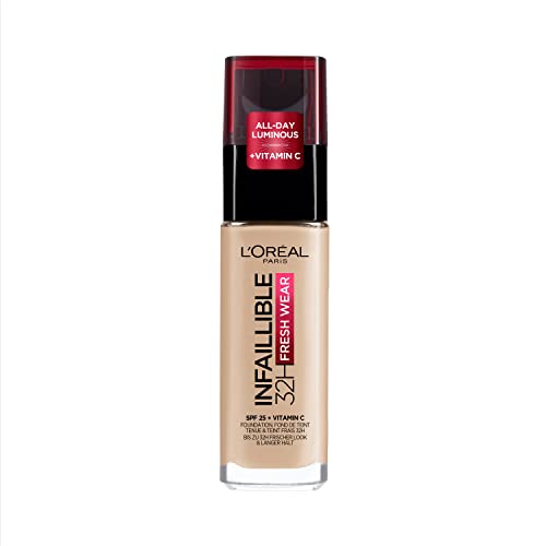 L'Oréal Paris Infalible 32H Fresh Wear base de maquillaje tono 130, Beige Peau