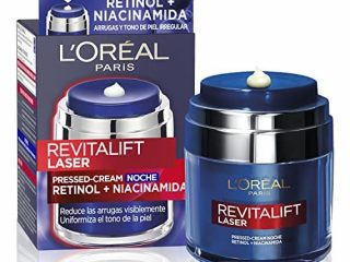 L'oreal Paris Pressed Cream Noche de Revitalift Laser con Retinol y Niacidamida Formato Monodosis, 50ml