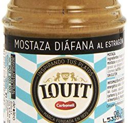 Louit - Mostaza Diáfana estragón, 115 gr - [pack de 4]