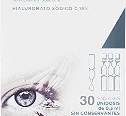 Lubristil Unidosis - Lágrima artificial con Ácido Hialurónico. Propiedades lubricantes, hidratantes y viscoelásticas. En todos los casos de molestias oculares. Sin conservantes. 30 unidosis 0,3 ml.