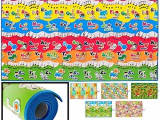 LucaHome – Alfombra Infantil Educaplay Abecedario 120x200cm | Alfombra educativa para Bebes Acolchado y Resistente | Alfombra Infantil Bebe Suelo Antideslizante | Alfombra Infantil niño niña