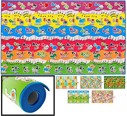 LucaHome – Alfombra Infantil Educaplay Abecedario 120x200cm | Alfombra educativa para Bebes Acolchado y Resistente | Alfombra Infantil Bebe Suelo Antideslizante | Alfombra Infantil niño niña