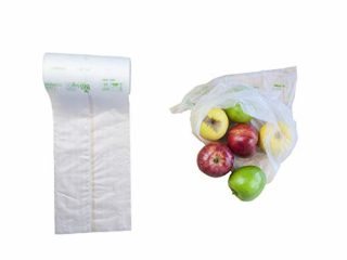 Luxos Packaging 250 Bolsas 35x45cm (SIN ASAS) Biodegradables y Compostables para uso profesional o doméstico, certificación alimentaria y OK COMPOST por TUV Austria