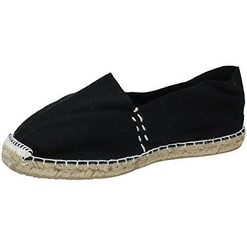 MADE IN SPAIN E Zapatilla Esparto Hombre Zapatillas Negro 42