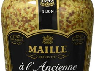 Maille - Mostaza a la Antigua, Auténtica Mostaza Francesa Tradicional Granulada, Mostaza Premium, 210g