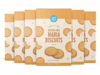 Marca Amazon - Happy Belly Galletas María sin Gluten, 6 x 480g