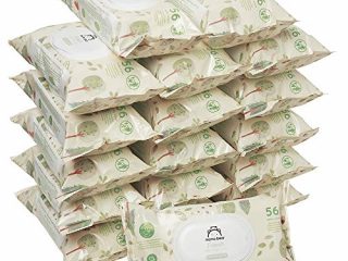 Marca Amazon - Mama Bear Fresh Toallitas húmedas para bebé - 18 Paquetes (1008 Toallitas)