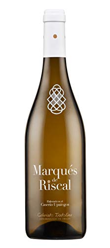 Marqués de Riscal - Vino txakoli Denominación de Origen Getariako Txakolina, Variedad 100 % Hondarrabi Zuri, 5 meses de crianza sobre lías - Botella individual 750 ml