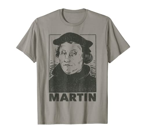 Martin Luther Protestante Reforma Cristiana Teología Diversión Camiseta