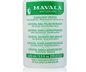 MAVALA | Crystal Quitaesmalte De Uñas Sin Acetona | Elimina El Esmalte De Uñas De Forma Rápida Y Eficaz | Quitaesmalte Ecológico Sin Olor, Incolor, Aromatic, 100 Mililitro