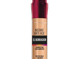 Maybelline New York, Corrector de Ojeras, Bolsas e Imperfecciones, Con Bayas de Goji y Haloxyl, Tono: 01 Light, 6.8 ml