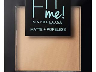 Maybelline New York Fit Me - Polvos Compactos Matificantes y Sin Brillos, Tono 220 Natural Beige