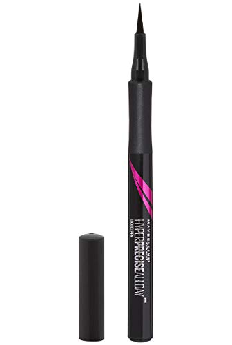 Maybelline New York Hyper precise all day, Eyeliner rotulador semipermante, waterproof, Negro - 700 Black