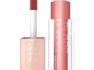 Maybelline New York Lifter Gloss hidratación duradera y labios rellenos 003 Moon, 4.5 ml