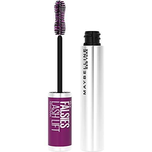 MAYBELLINE New York Máscara Efecto Pestañas Postizas, the Falsies Lash Lift, Color Negro, 9.6 Mililitros