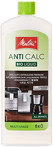 Melitta Descalcificador Bio Multi, Limpiador Express, Automáticas, Cafeteras de Goteo, Líquido Biodegradable, 6 Usos, 250 mililítros, 0.25 litros