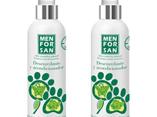 MENFORSAN Desenredante y Acondicionador Perros 125 ml, Pack de 2 Unidades