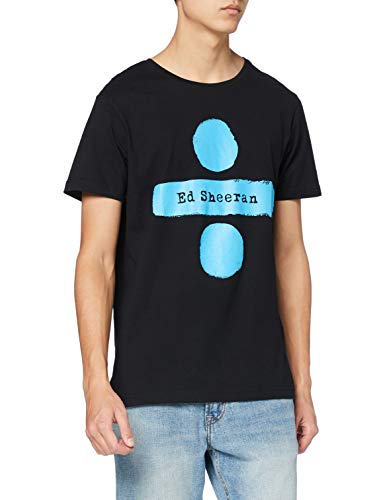 MERCHCODE Ed Sheeran Divide - Camiseta para Hombre, Hombre, Camiseta, MC069, Negro, XXX-Large