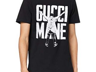 MERCHCODE Merch Código Hombre Gucci goldmane Victory tee – Camiseta, Hombre, Gucci Mane Victory tee, Negro, Medium