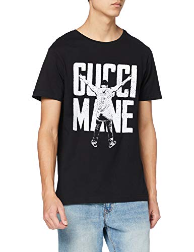 MERCHCODE Merch Código Hombre Gucci goldmane Victory tee – Camiseta, Hombre, Gucci Mane Victory tee, Negro, Medium