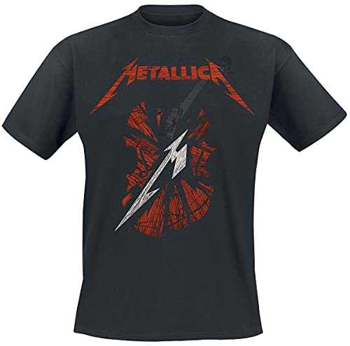 Metallica S&M2 - Scratch Cello Hombre Camiseta Negro XL, 100% algodón, Regular