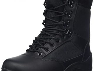 Mil-Tec Botas SWAT para Hombre, Negro, 42 EU
