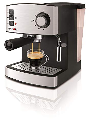 Mini Moka 999319000 Cafetera Espreso 15 Bar / 850 W / 1,6 L, 1 Cups, 0 Decibeles, Acero Inoxidable