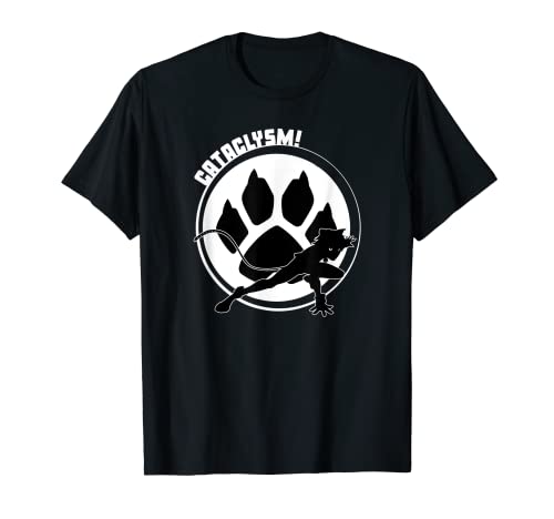 Miraculous Ladybug Silhouette Cat Noir Cataclysm Camiseta